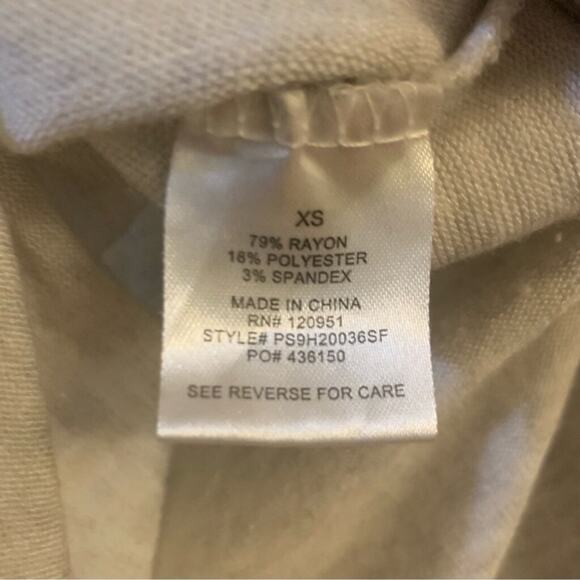 Pinouf XS Gray Stripe Sleeve Lightweight Knit Pullover Sweater - Picture 5 of 5